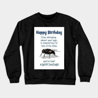 fly birthday Crewneck Sweatshirt